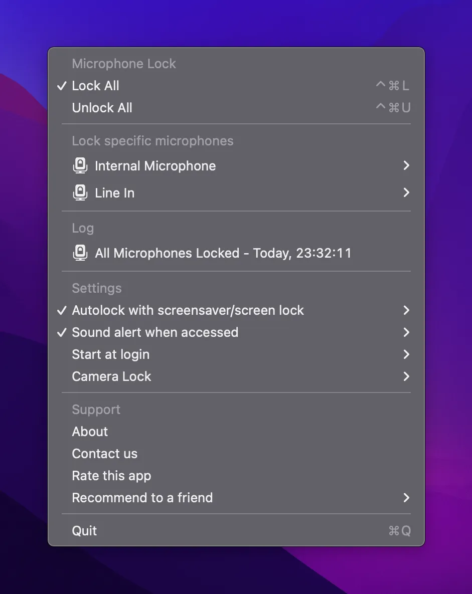 microphone-lock