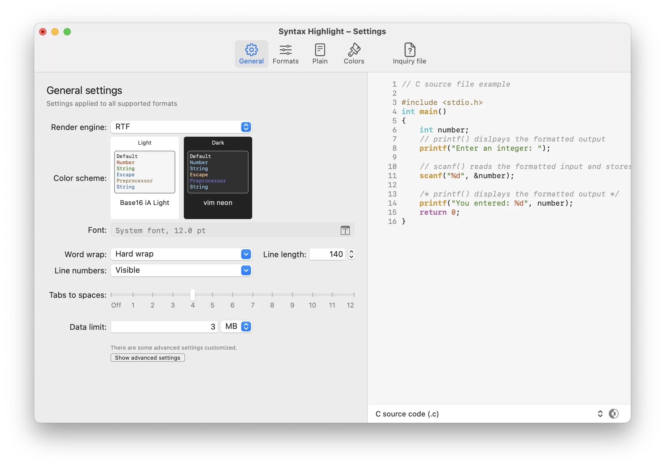 sourcecodesyntaxhighlight