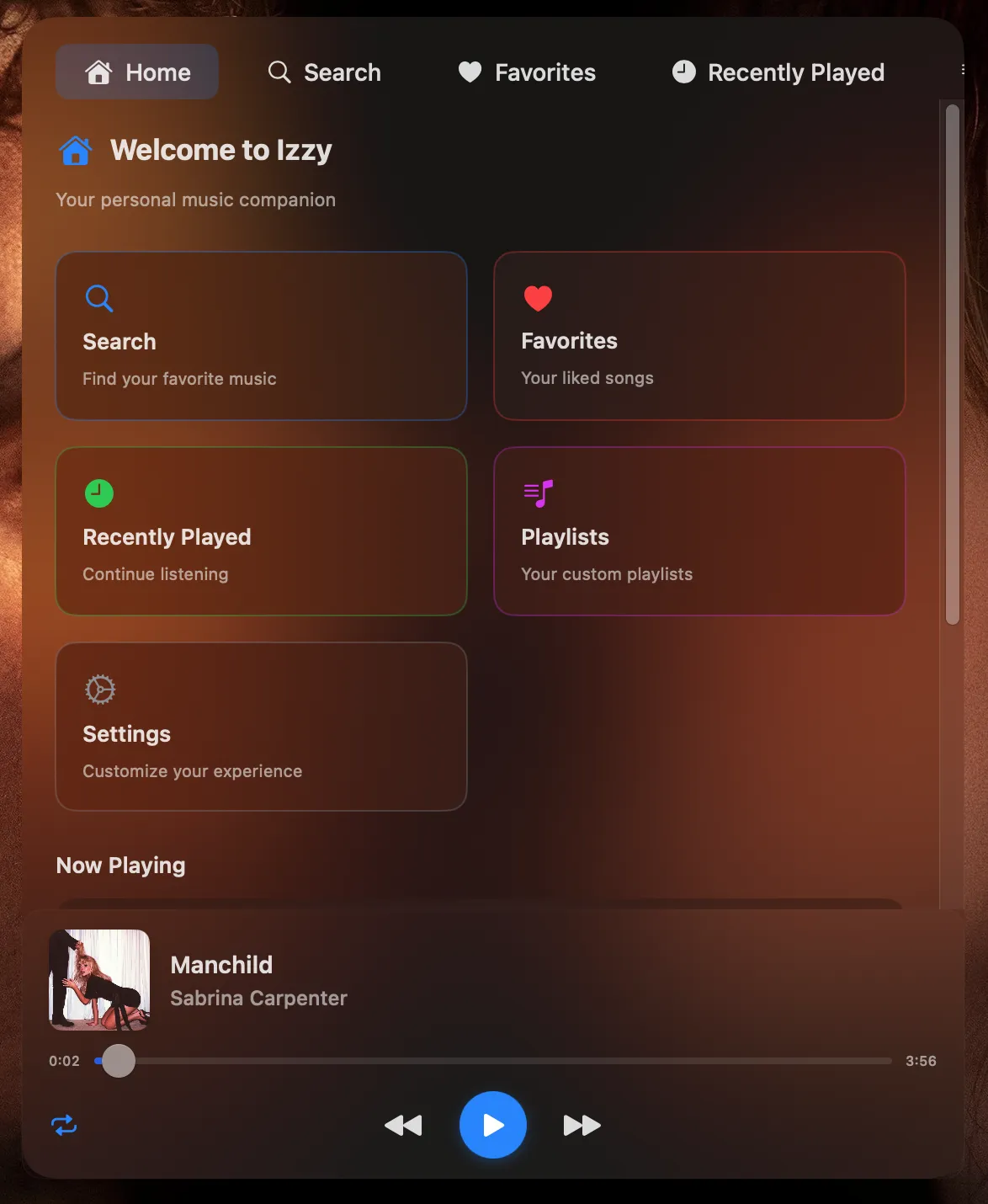izzy-music-player