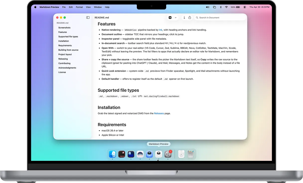 markdown-preview-mac